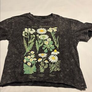 Fifth Sun Wildflower Charcoal T-Shirt